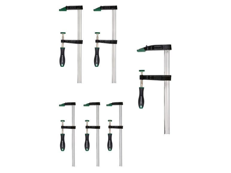 Sedem svoriek Parkside na spracovanie dreva.