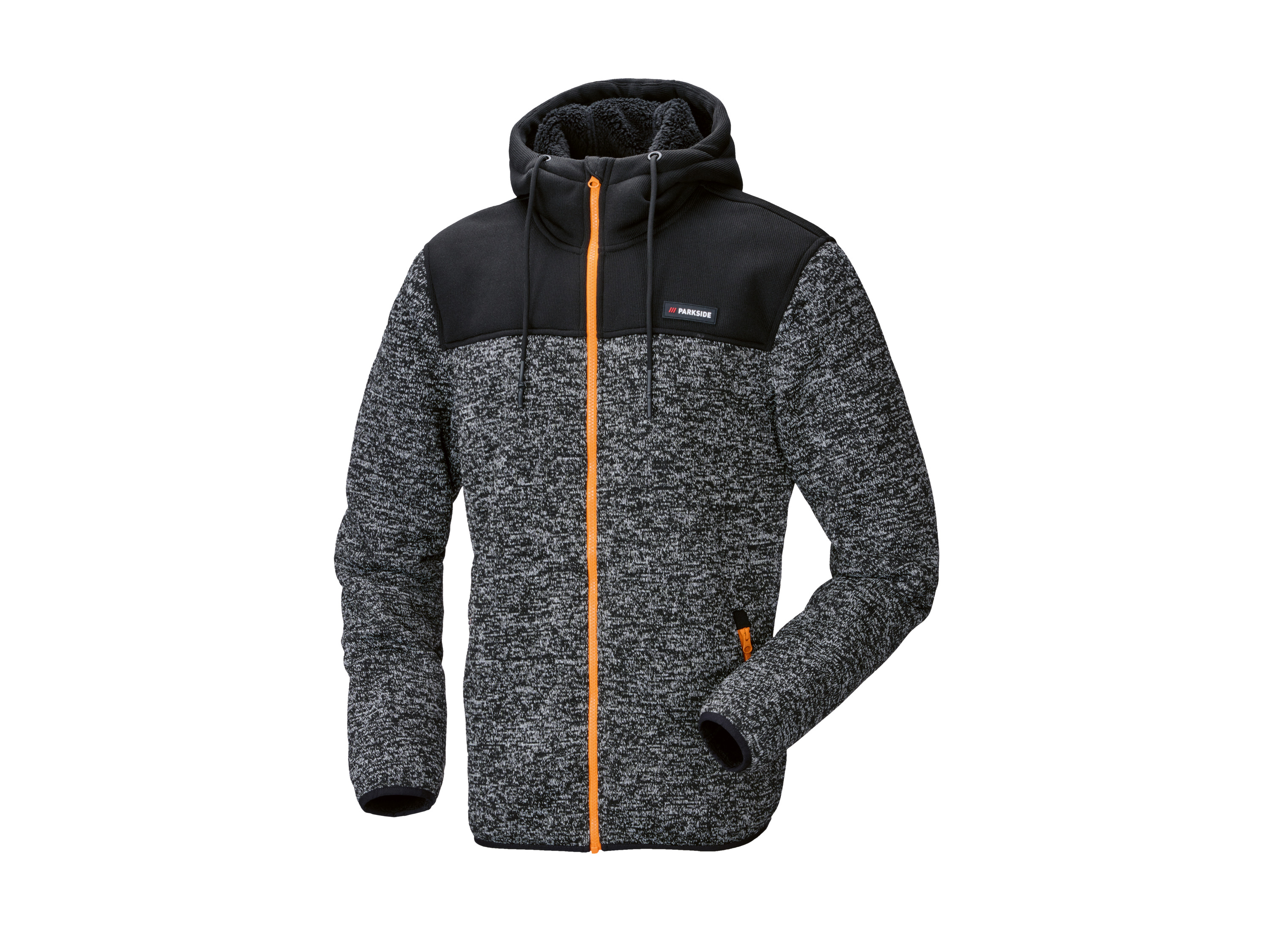 PARKSIDE® Pánska flísová bunda s plyšovou podšívkou (čierna, XXL (60/62))