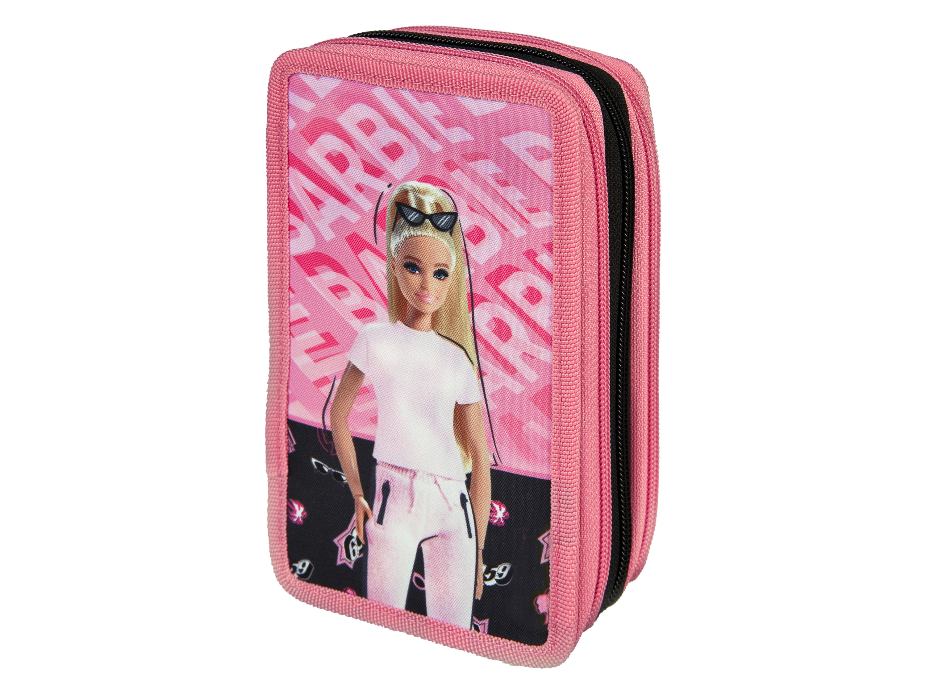 Barbie Trojposchodový peračník (čierna)