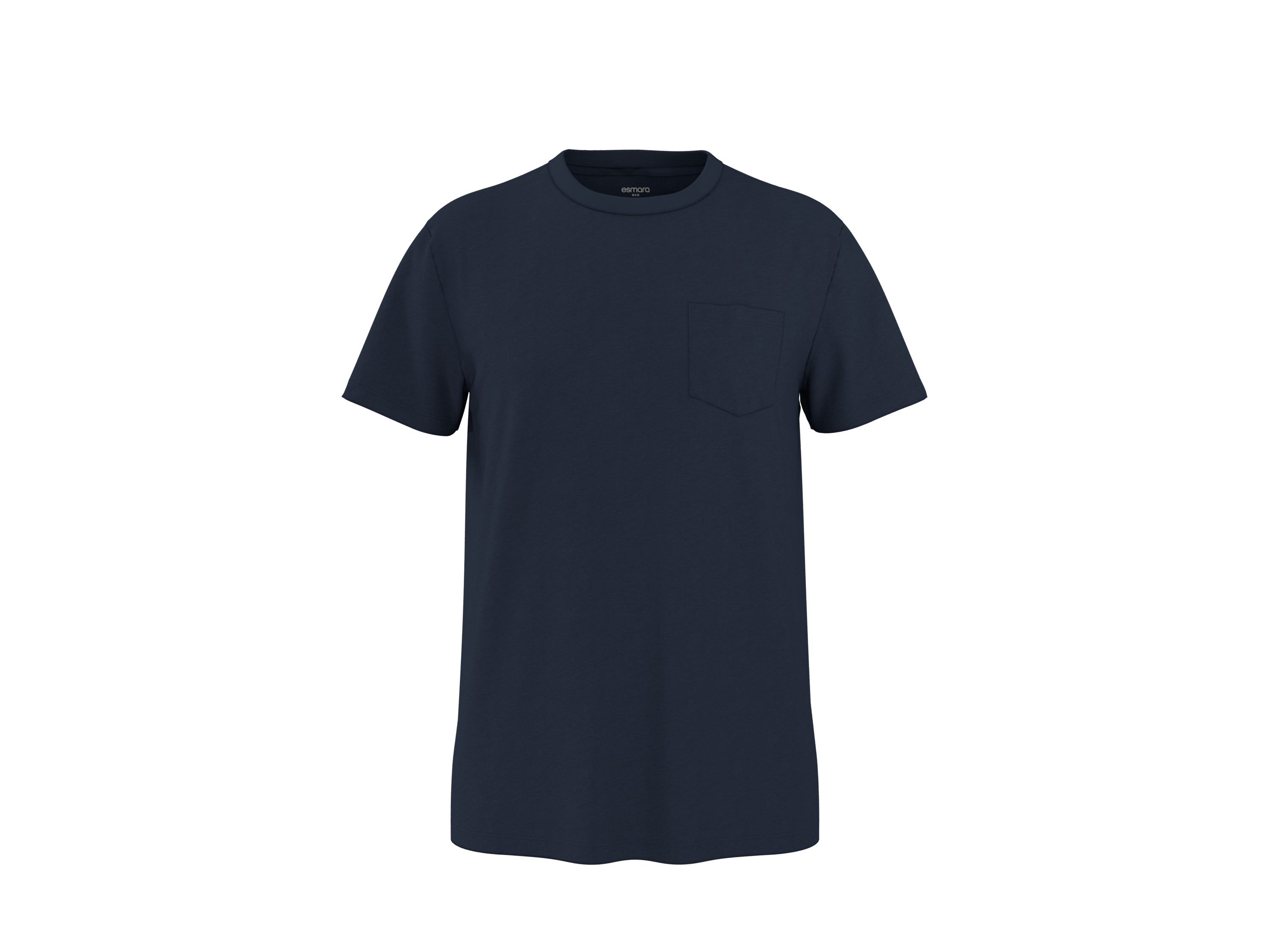 esmara Men Pánske tričko s ľanom Premium (navy modrá, L (52/54))
