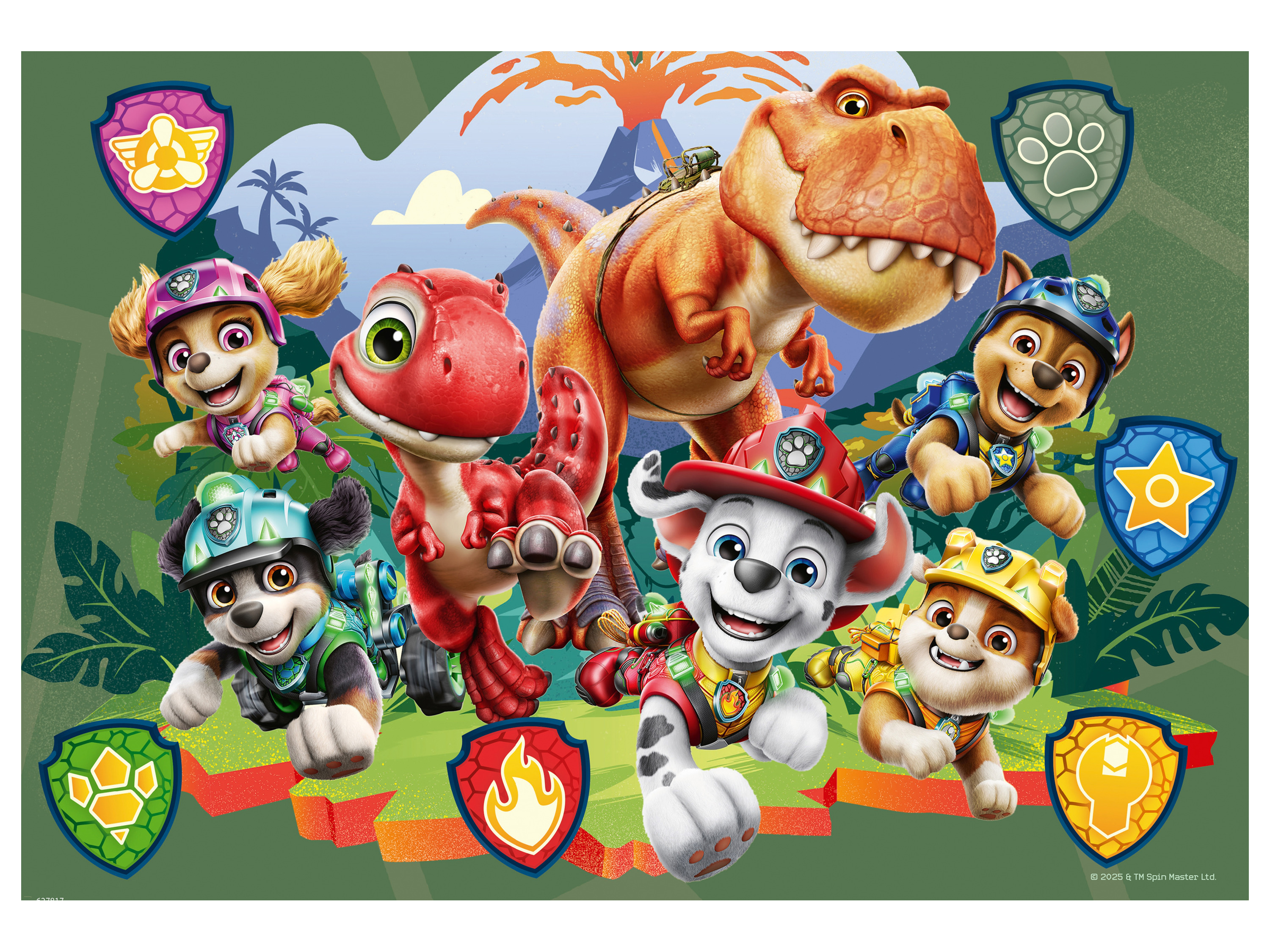 LUPILU® Detské puzzle Labková patrola (80 dielov)