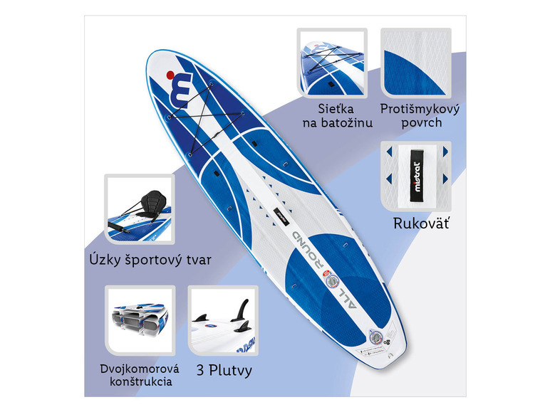 Prejsť na zobrazenie na celú obrazovku: Mistral Dvojkomorový paddleboard Allround 10'6'' – obrázok 4