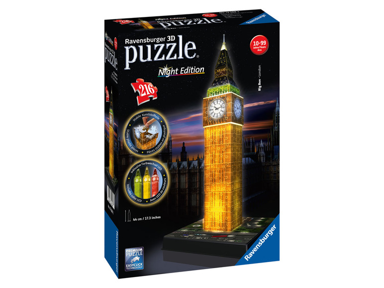 Prejsť na zobrazenie na celú obrazovku: Ravensburger 3D Puzzle LED stavba – obrázok 1