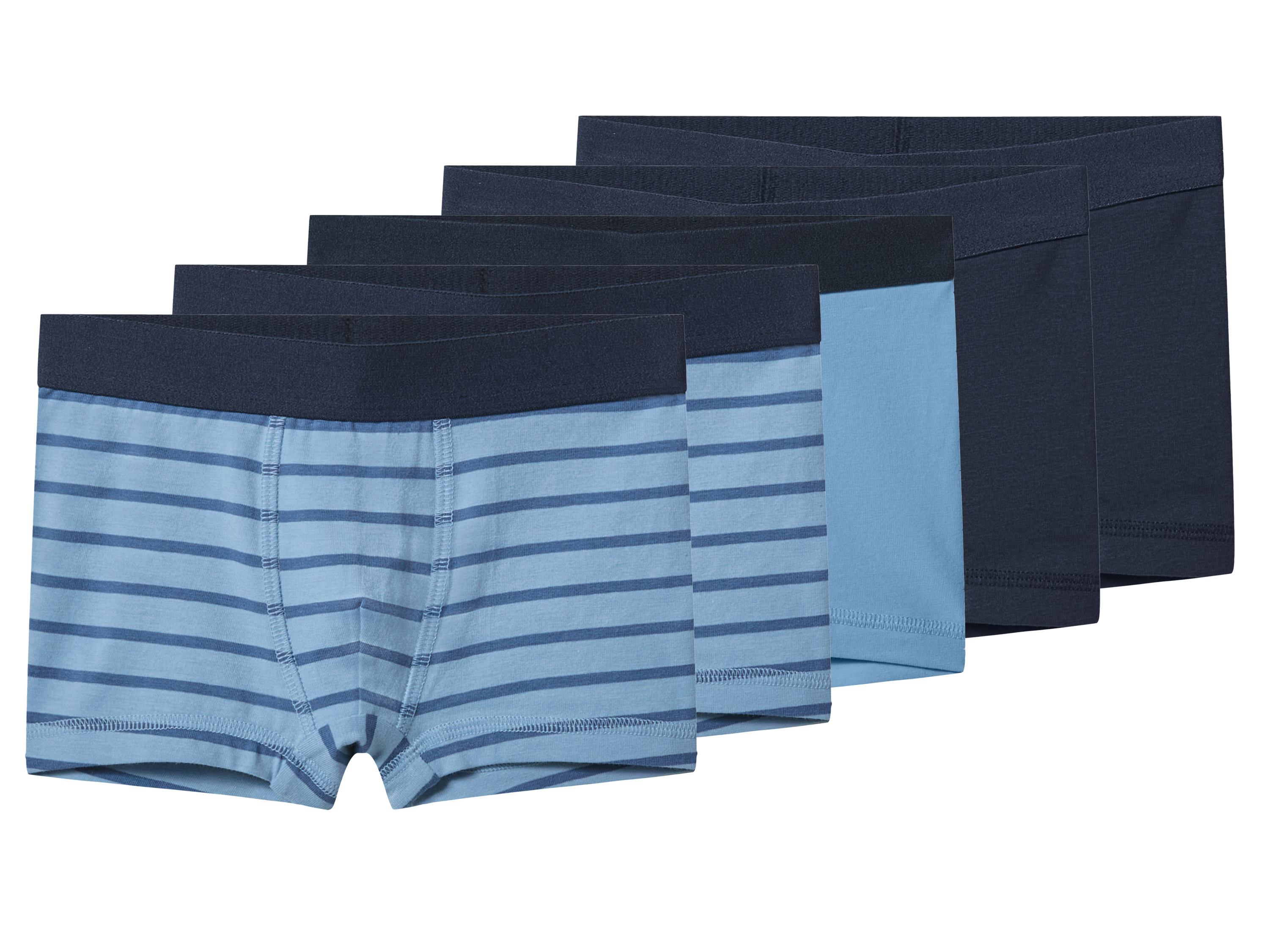 lupilu® Chlapčenské boxerky, 5 kusov (navy modrá/modrá, 122/128)