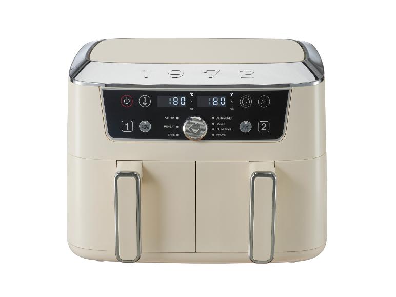 SILVERCREST® Dvojzónová teplovzdušná fritéza SHFDDR 2600 C2, béžová