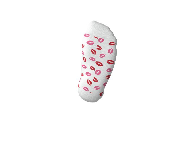 esmara® Dámske/pánske ponožky, 2 páry (pery/mašle, 35/38)