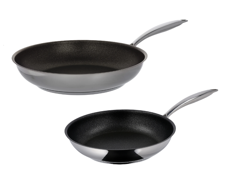 SILVERCREST® Súprava panvíc z ušľachtilej ocele Premium, 2-dielna