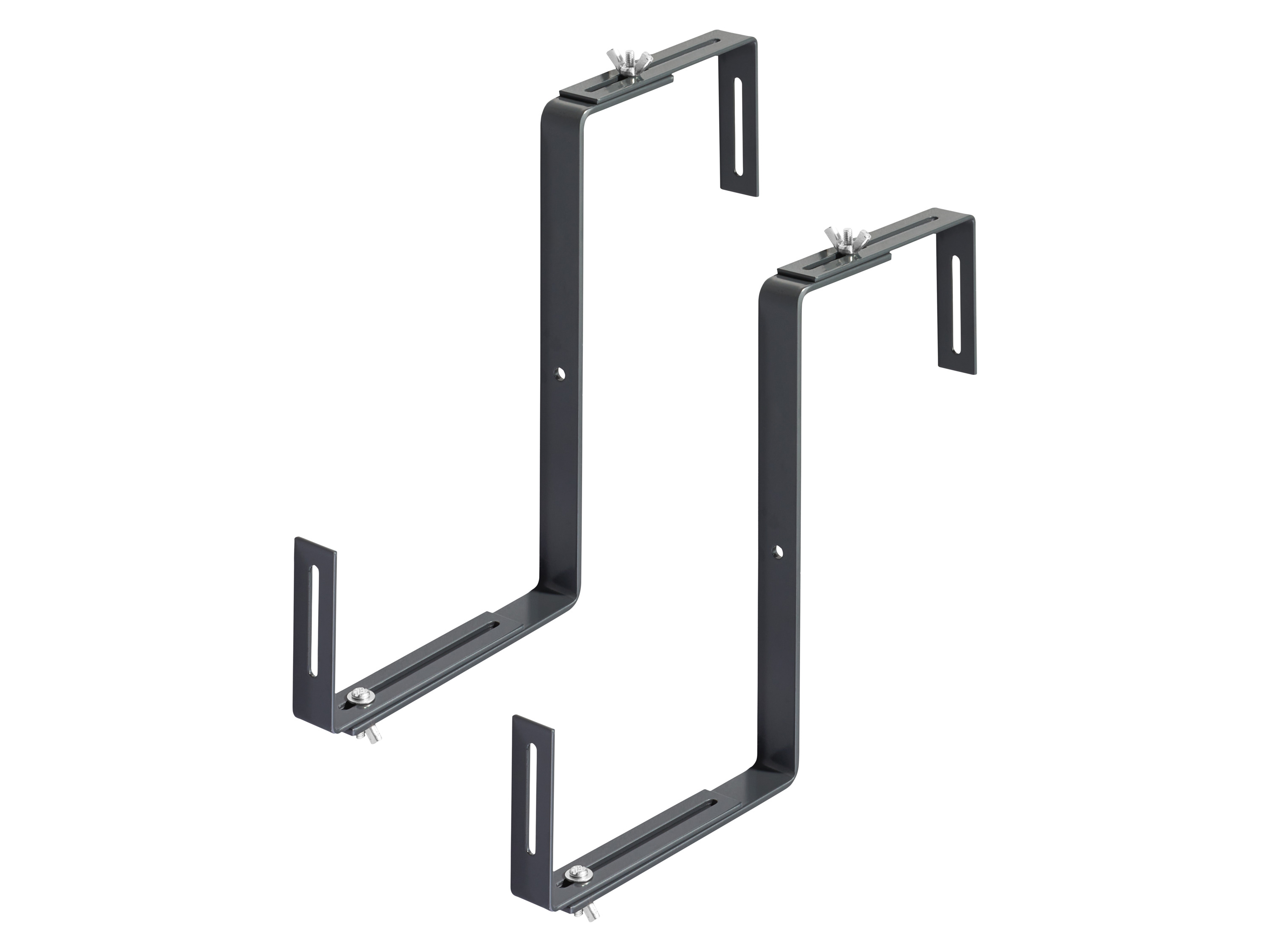 PARKSIDE® Držiak na kvetináč, 2 kusy (antracitová)