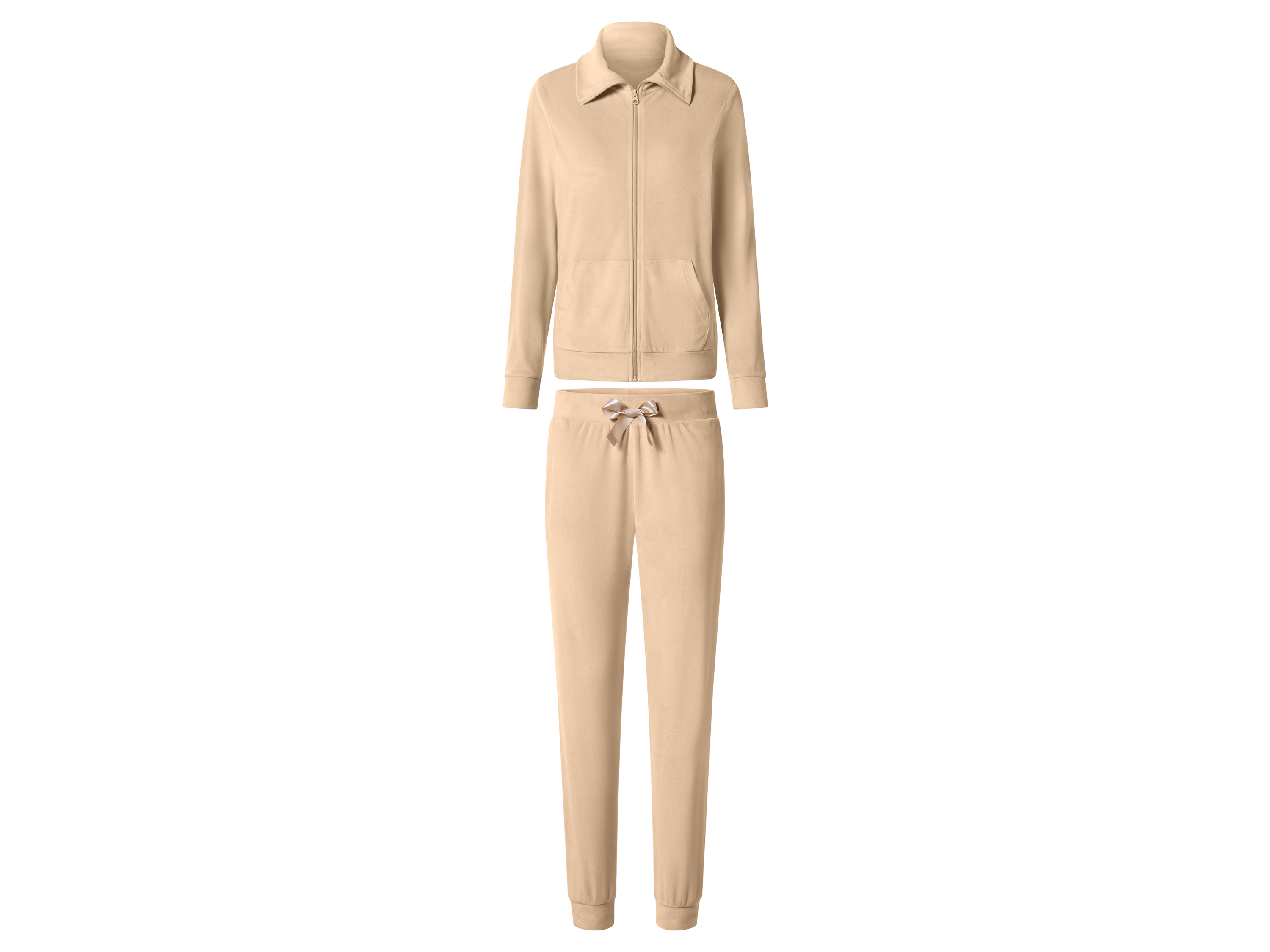 esmara® Dámska tepláková súprava (béžová, XL (48/50))