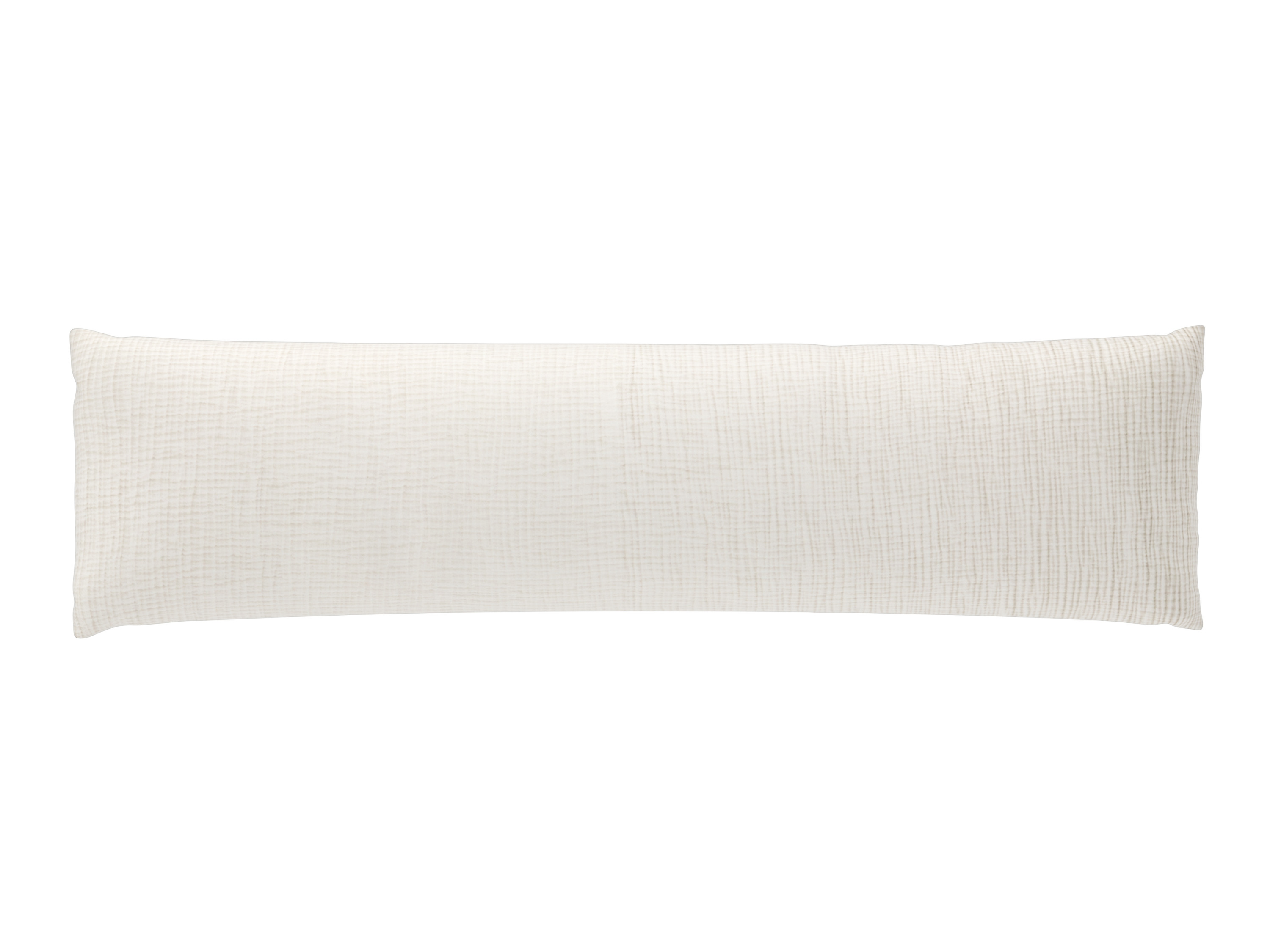 LIVARNO® Mušelínová obliečka na vankúš pre spanie na boku Premium, 40 x 145 cm (biela)