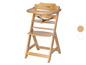Drevená stolička pre deti Safety 1st s odnímateľným stolom a 5-bodovým bezpečnostným pásom.