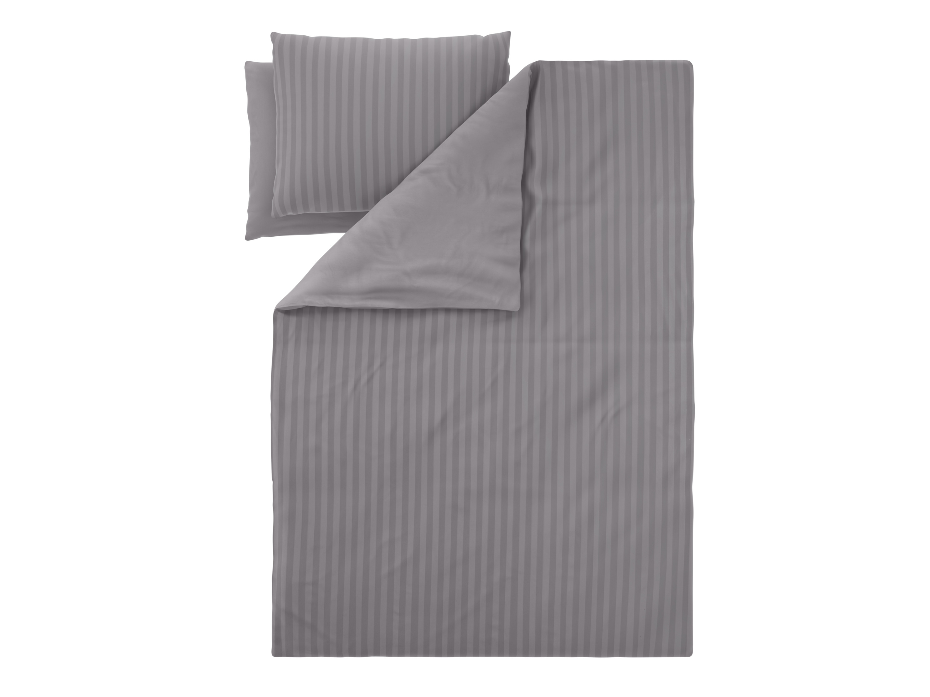 LIVARNO® Obojstranná posteľná bielizeň z bambusovej viskózy Premium, 200 x 220 cm (sivá)