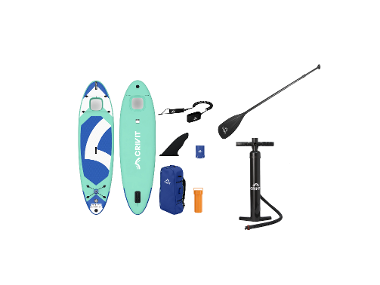 CRIVIT Univerzálny paddleboard Allround SUP Aquaview, nafukovací + Pumpa + Pádlo