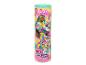 Bábika Barbie Cutie Reveal Care Bears v tube, s bábikou a plyšovým medvedíkom.