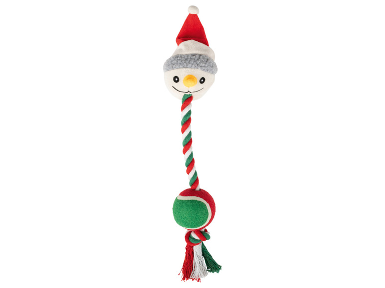 zoofari Vianočná hračka pre domáce zviera (snehuliak)