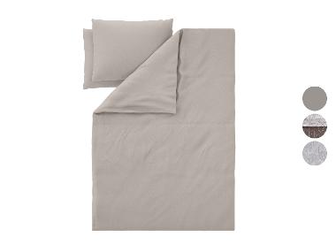 LIVARNO® Posteľná bielizeň z bavlneného saténu, 240 x 220 cm