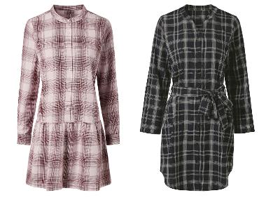 esmara® Dámske flanelové šaty