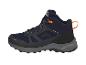 Nepremokavé turistické topánky Hi-Tec, tmavomodré a čierne.