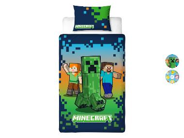 Detská posteľná bielizeň Minecraft/Pokémon, 140 x 200 cm