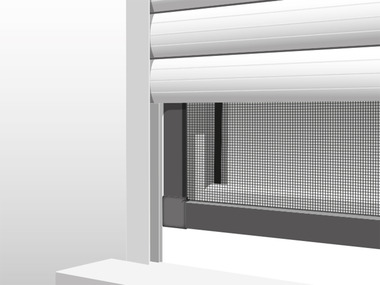 LIVARNO home Extra plochá hliníková sieťka proti hmyzu na okno, 1,3 x 1,5 m
