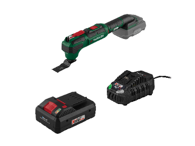 PARKSIDE® Aku multifunkčné náradie 20 V PAMFW 20 -Li C3 + Smart akumulátor 20 V/4 Ah + Rýchlonabíjačka akumulátora 20 V/4,5 A