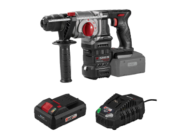 PARKSIDE PERFORMANCE® Aku kombinované kladivo PKHAP 2034-Li B1 + Smart akumulátor 20 V/4 Ah + Rýchlonabíjačka akumulátora 20 V/4,5 A