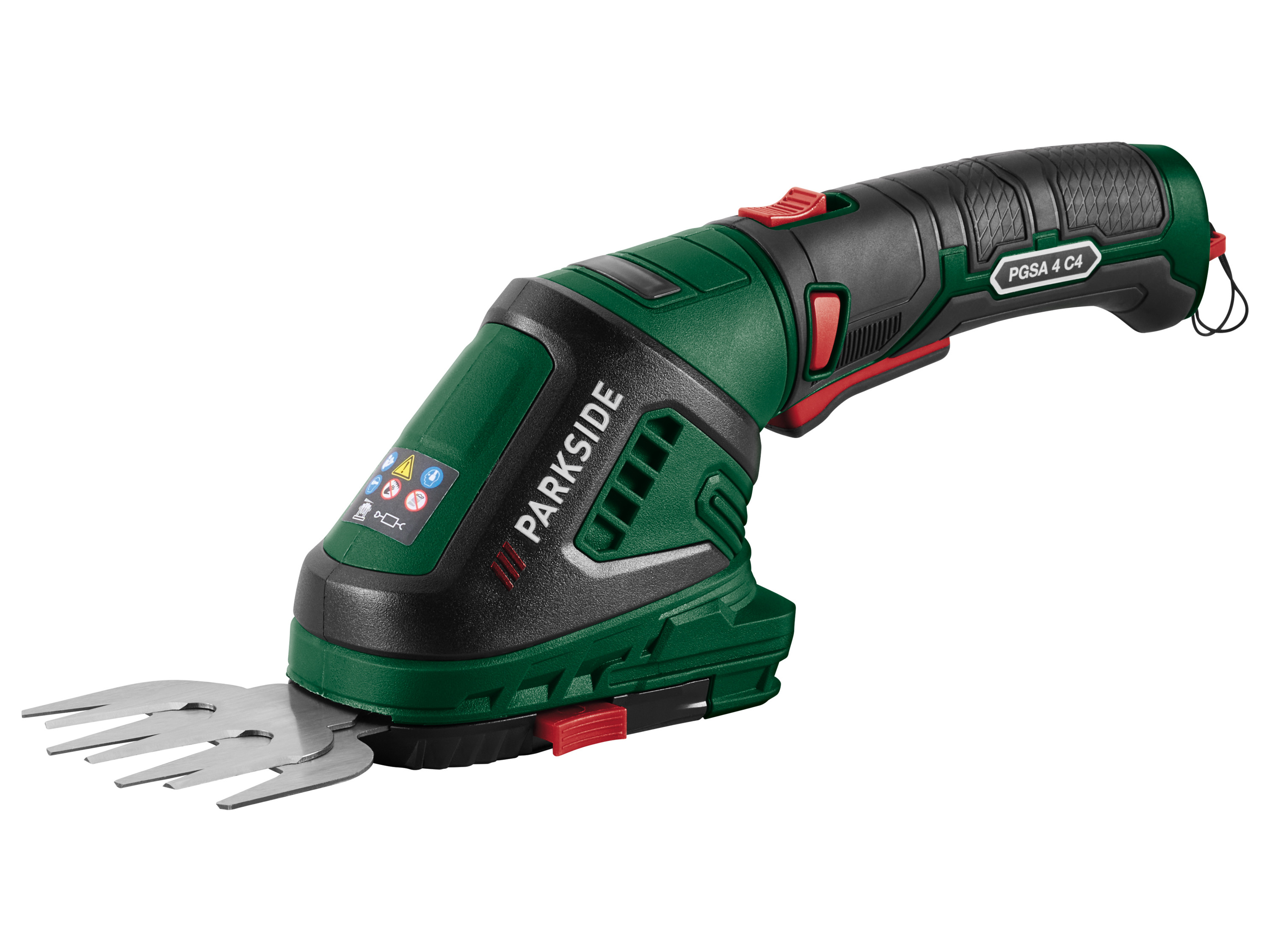 PARKSIDE® Aku nožnice na trávnik a živý plot PGSA 4 C4
