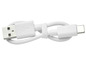 Biely USB-C na USB-A kábel.