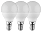Tri moderné LED žiarovky.