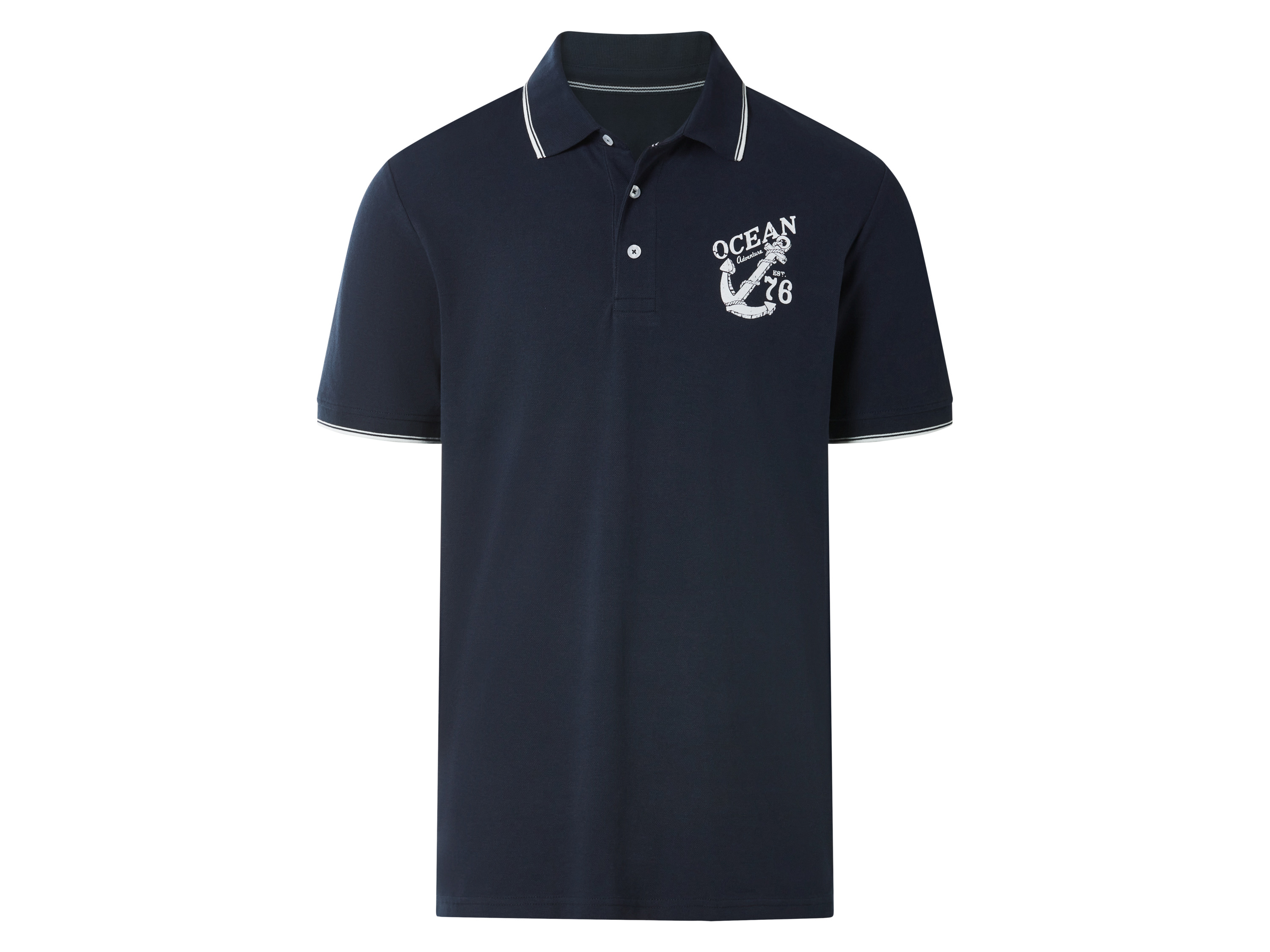 esmara Men Pánske polotričko (navy modrá, XL (56/58))