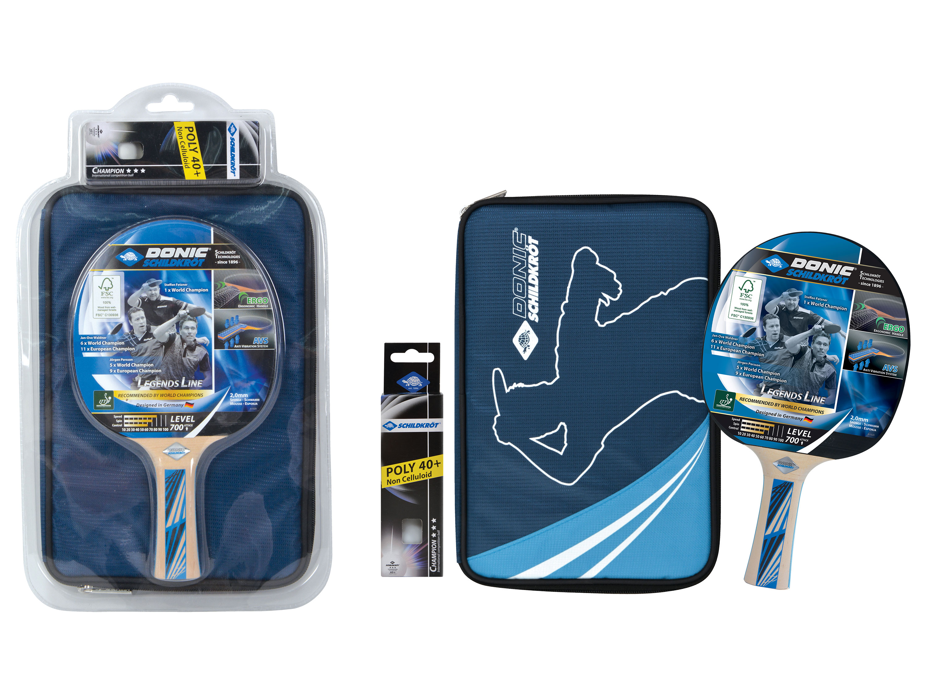 E-shop Donic-Schildkröt Súprava na stolný tenis Legends 700 FSC