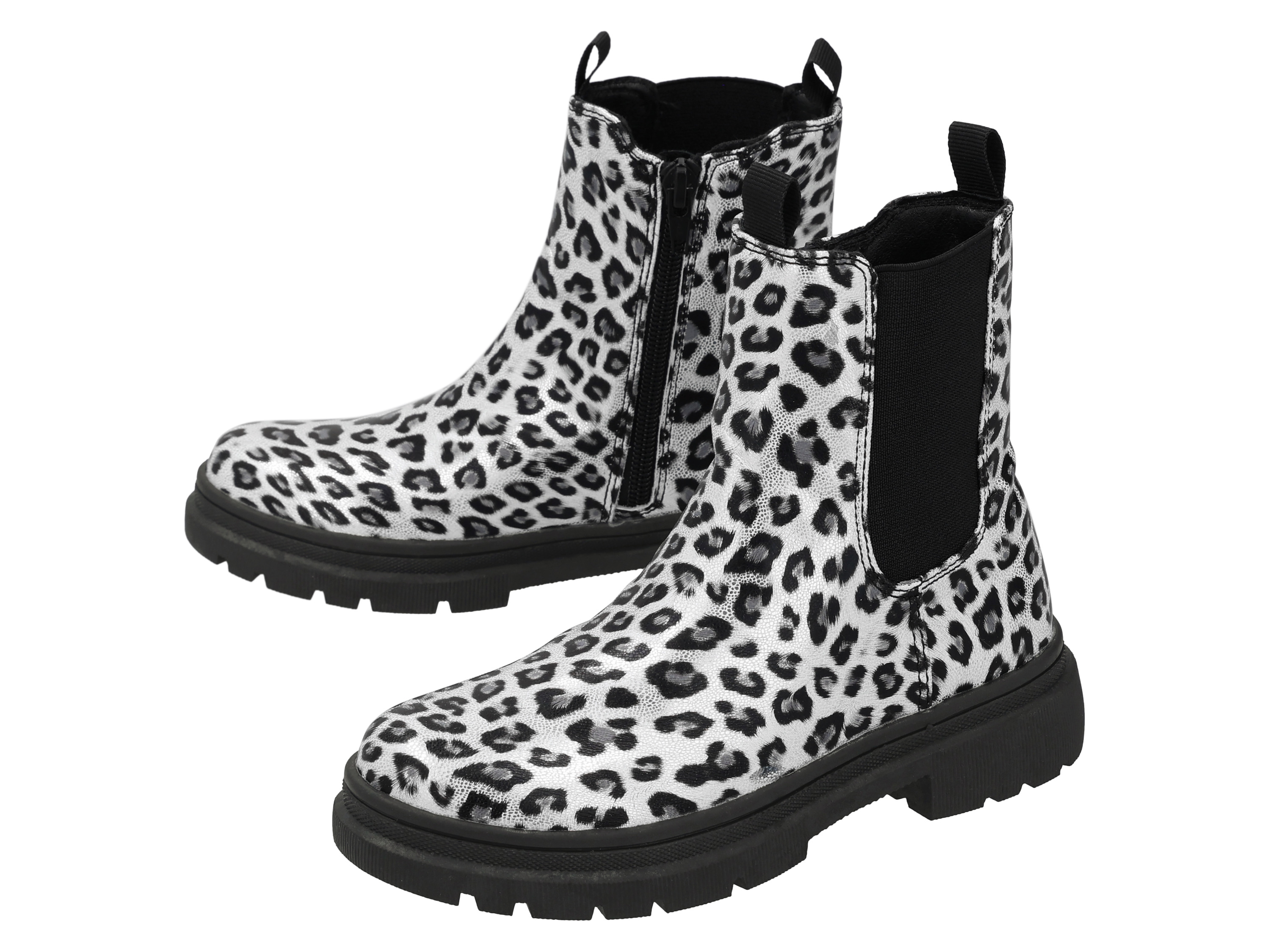 esmara® Dievčenské členkové čižmy s teplou podšívkou (leopardí vzor, 33)