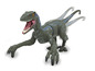 Hračka Velociraptor, zelená s pohyblivými nohami.
