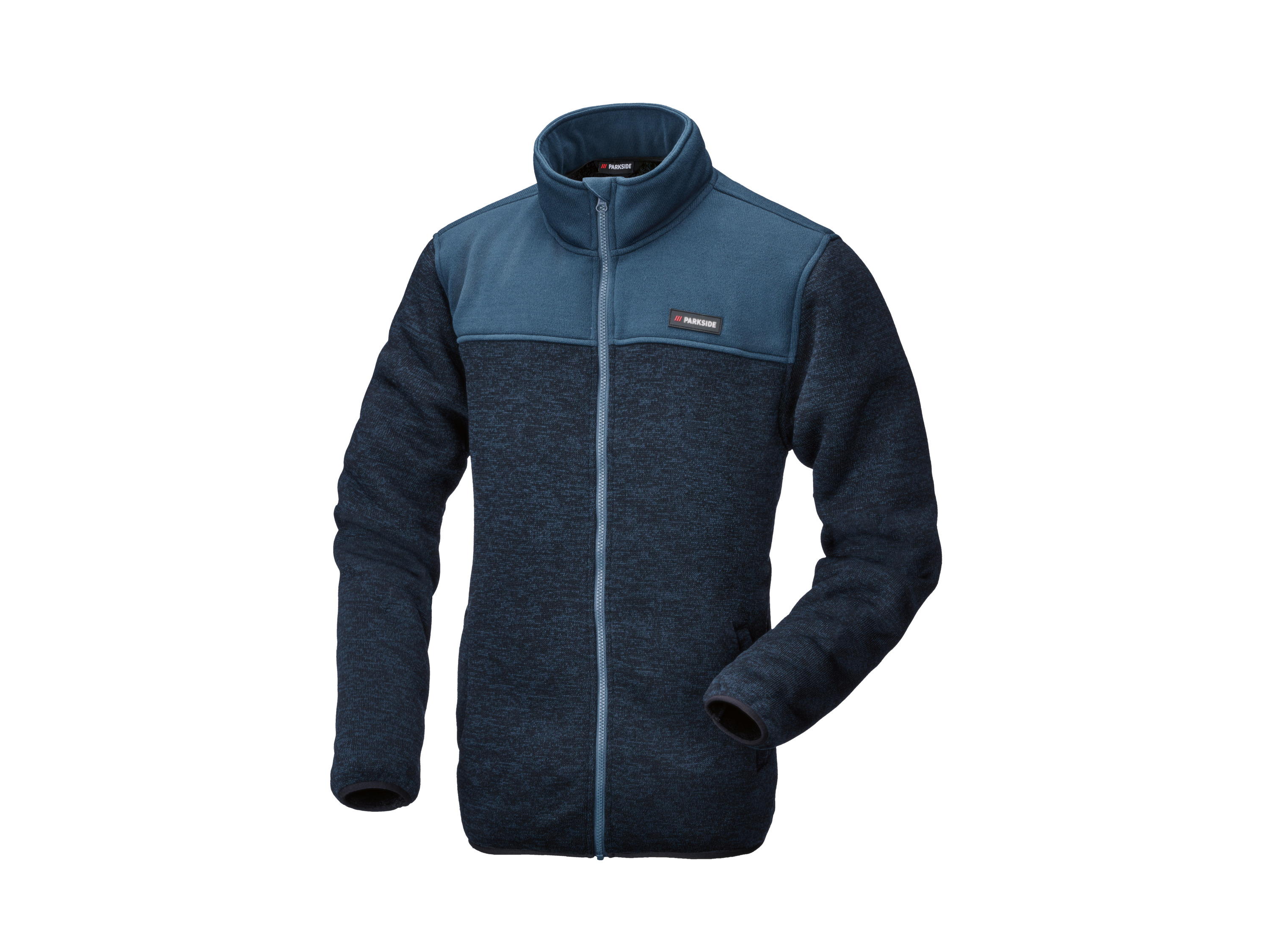 PARKSIDE® Pánska flísová bunda s plyšovou podšívkou (námornícka modrá, L (52/54))