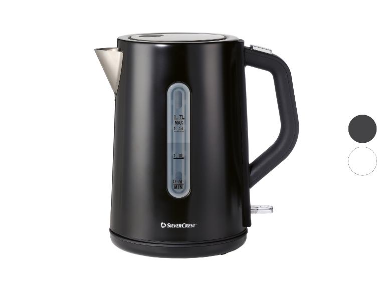 SILVERCREST® Rýchlovarná kanvica z ušľachtilej ocele Blanco SWC 3100 B1