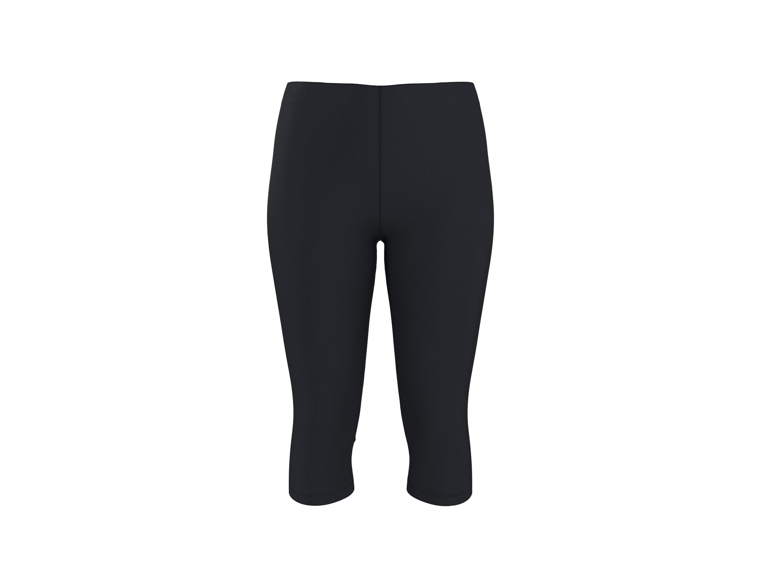 esmara® Dámske capri legíny (čierna, S (36/38))