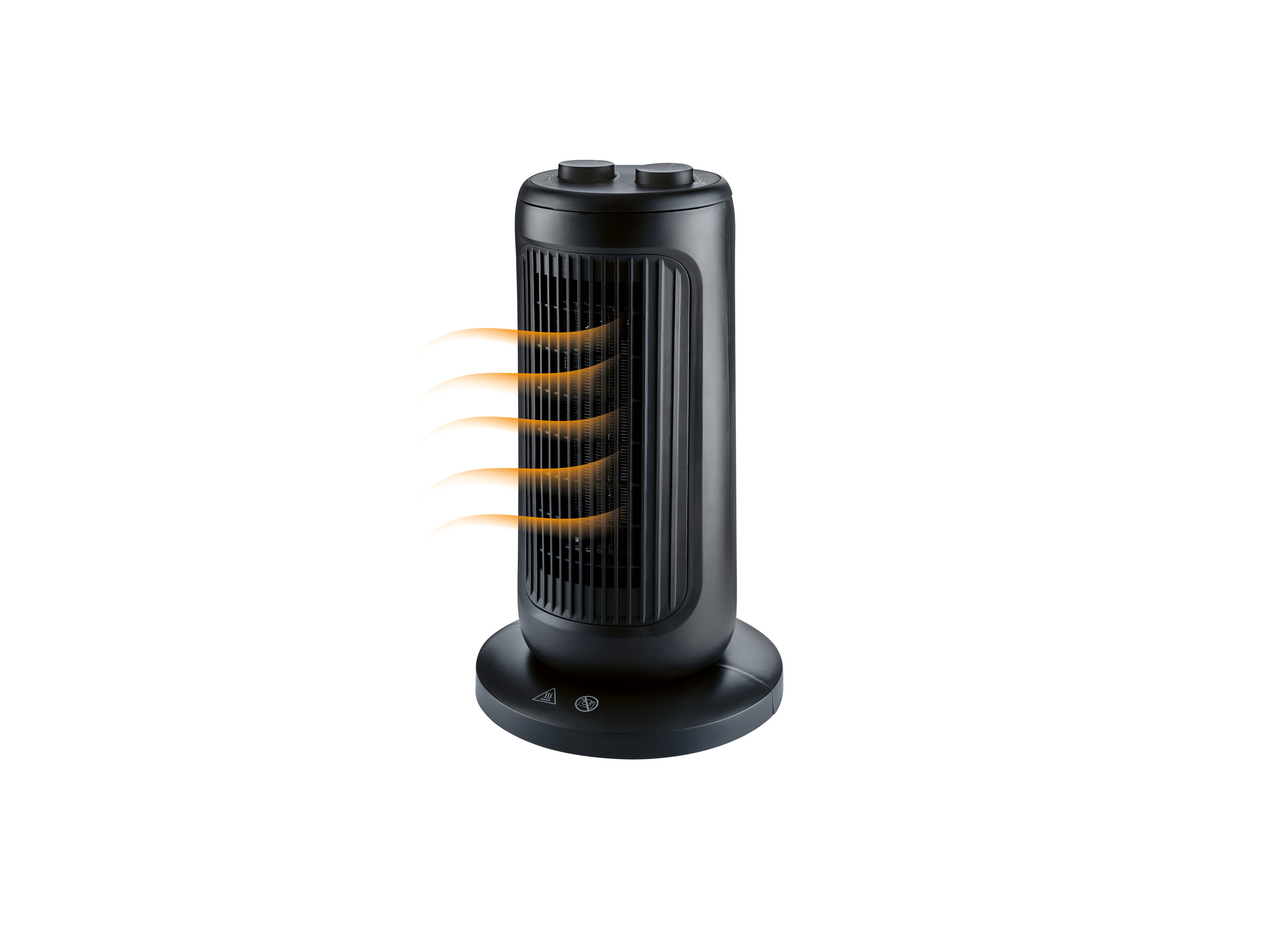 TRONIC® Vežový teplovzdušný ventilátor TTHL 1500 B1 (čierna)