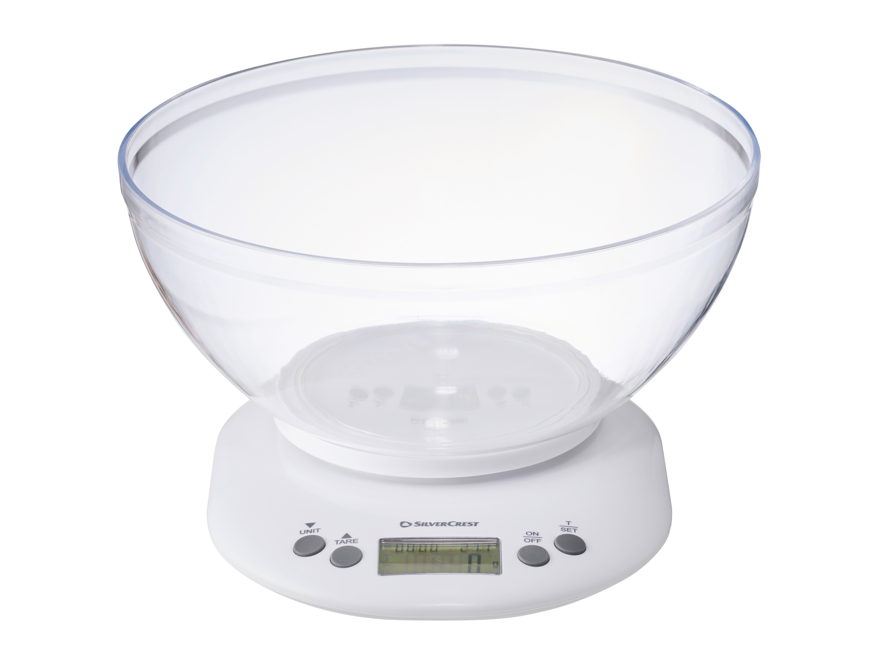 SILVERCREST® Kuchynská váha SKWE 5 B1/SSKWE 5 B1 (biela)