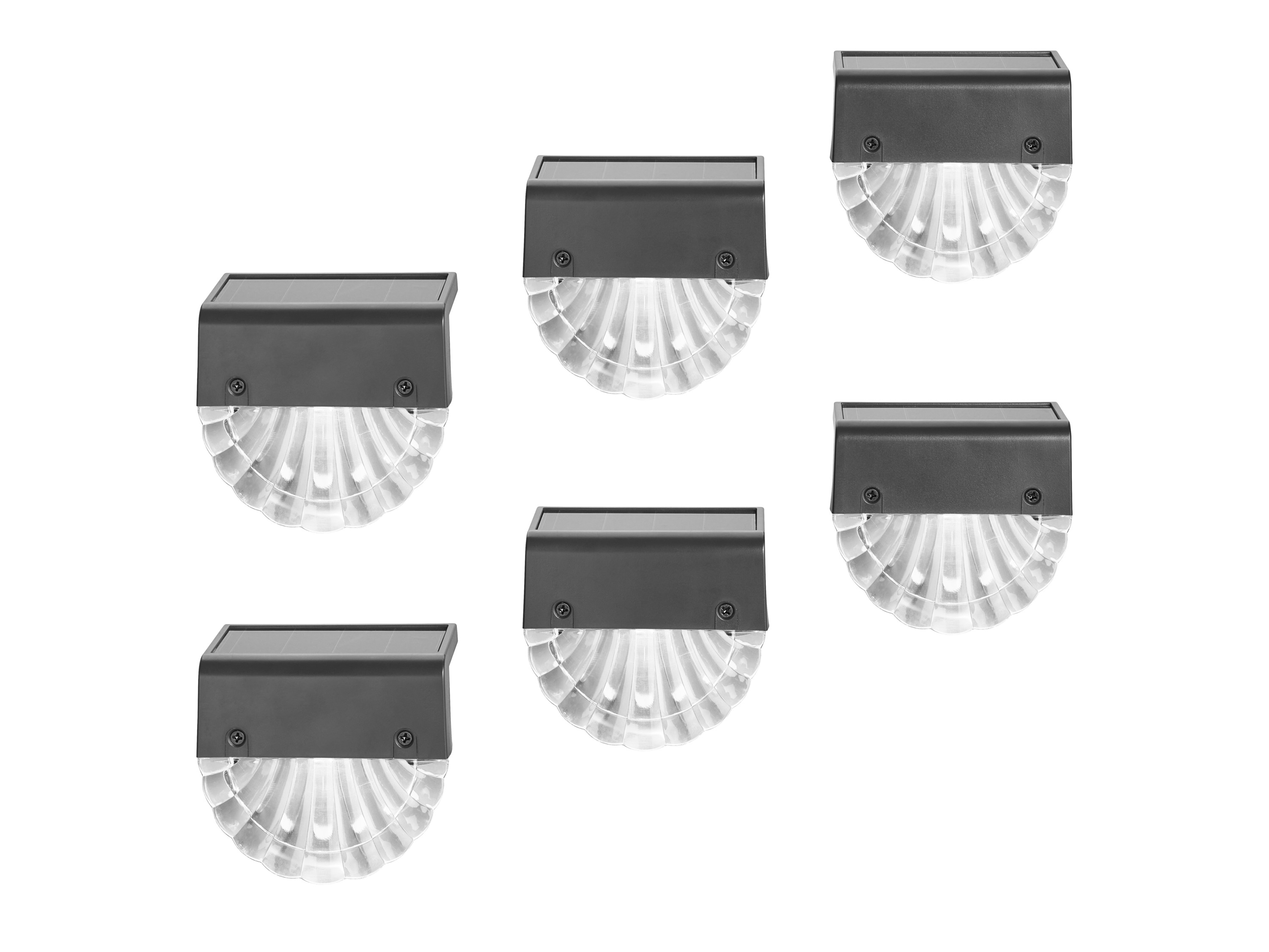 LIVARNO® Solárne LED svietidlá, 6 kusov (okrúhly)