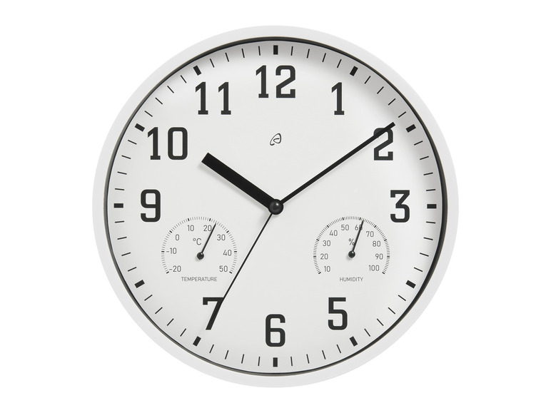 Prejsť na zobrazenie na celú obrazovku: AURIOL® Nástenné hodiny s teplomerom a vlhkomerom – obrázok 2