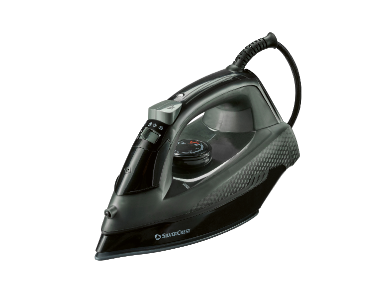 Čierna žehlička SilverCrest.