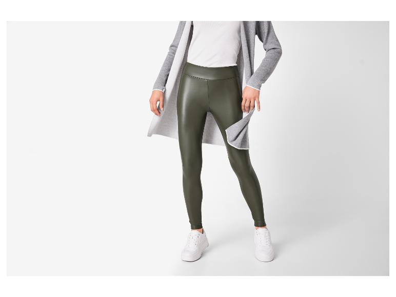 esmara® Dámske legíny v imitácii kože