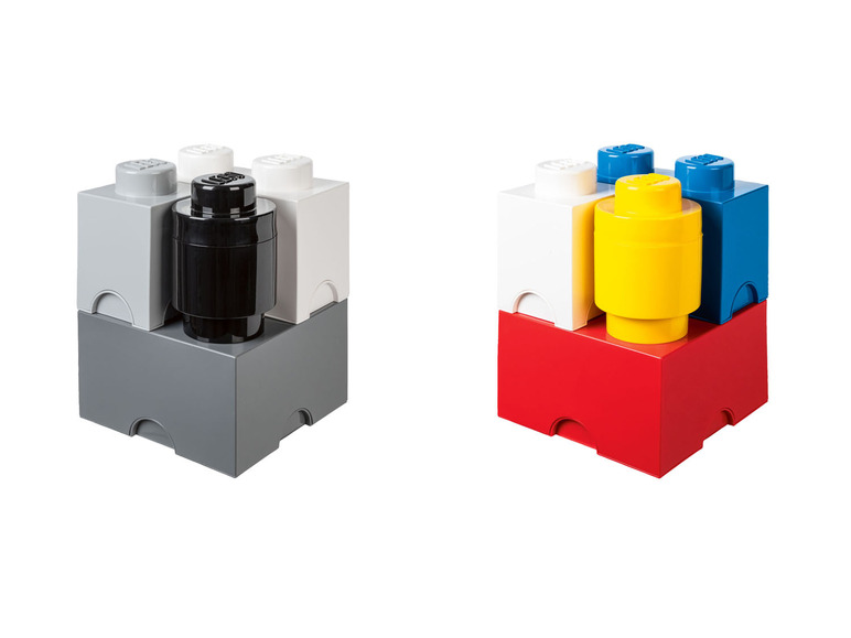 Prejsť na zobrazenie na celú obrazovku: LEGO Úložné boxy, 4-dielna súprava – obrázok 1