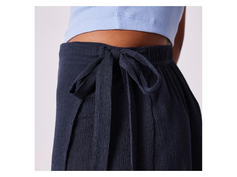 esmara® Dámska midi sukňa (navy modrá, XS (32/34))
