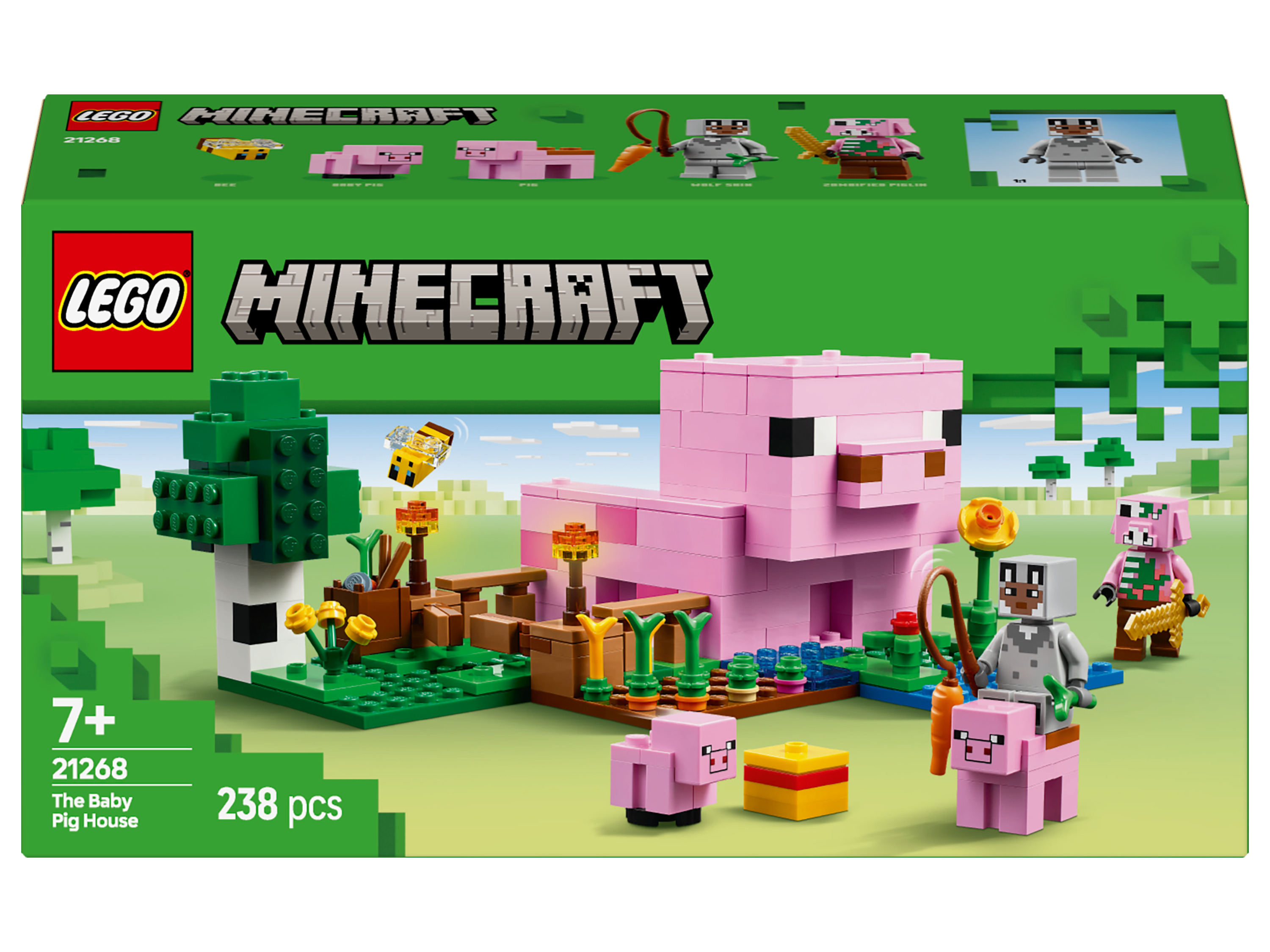 LEGO MINECRAFT 21268 Domček Prasiatka