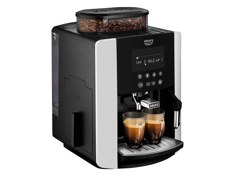KRUPS Automatický kávovar »Arabica Display Quattro Force EA8178« s parnou tryskou na mlieko.