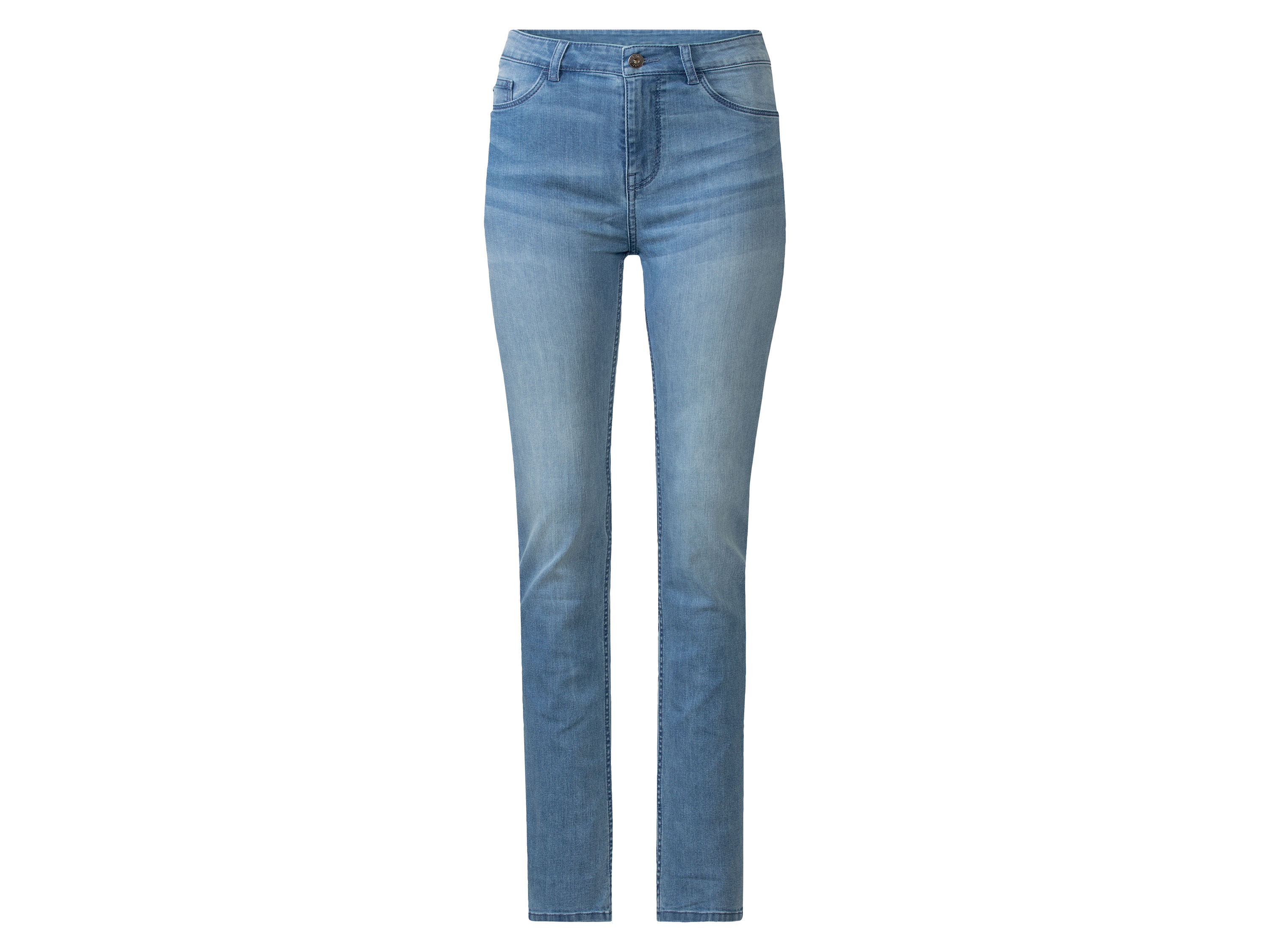 esmara® Dámske rifle „Slim Fit" (krátka dĺžka, bledomodrá, 40)