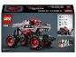 Krabička LEGO Technic Thunder Roarus monster trucku so špecifikáciami a funkciou spätného ťahu.