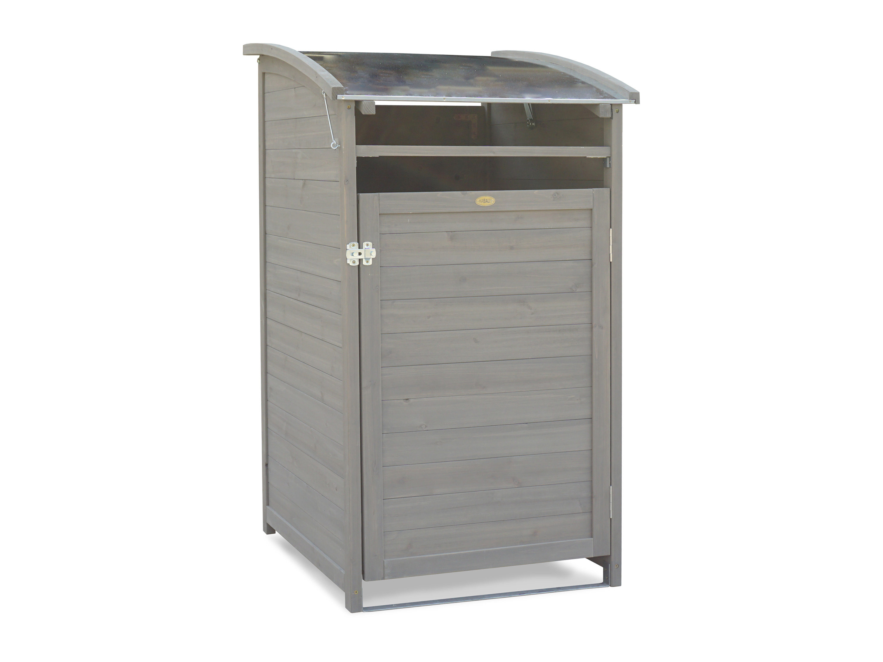 HABAU Záhradný box na smetný kôš, 120 l (sivá)