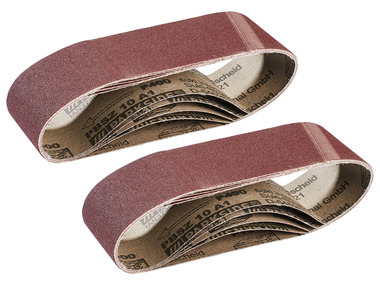 PARKSIDE® Súprava brúsnych papierov pre pásovú brúsku, 10-dielna